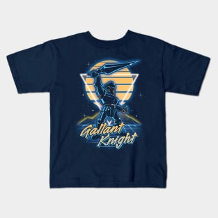 Retro Gallant Knight Kids T-Shirt